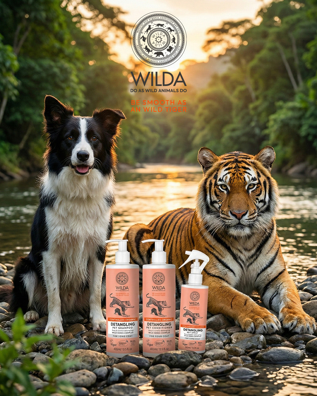 DETANGLING Pet Shampoo For Long and Medium Coat 400 ml