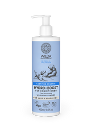 Wilda Hydro-Boost pet conditioner bottle on a white background