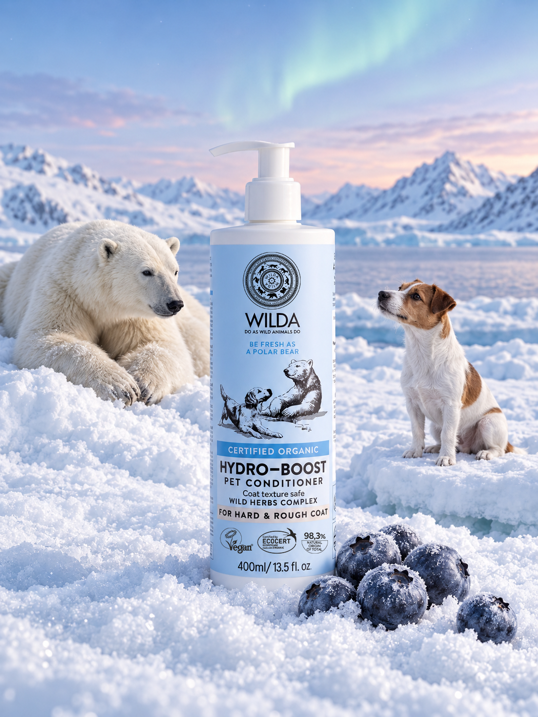 HYDRO-BOOST Pet Conditioner For Hard & Rough Coats 400 ml