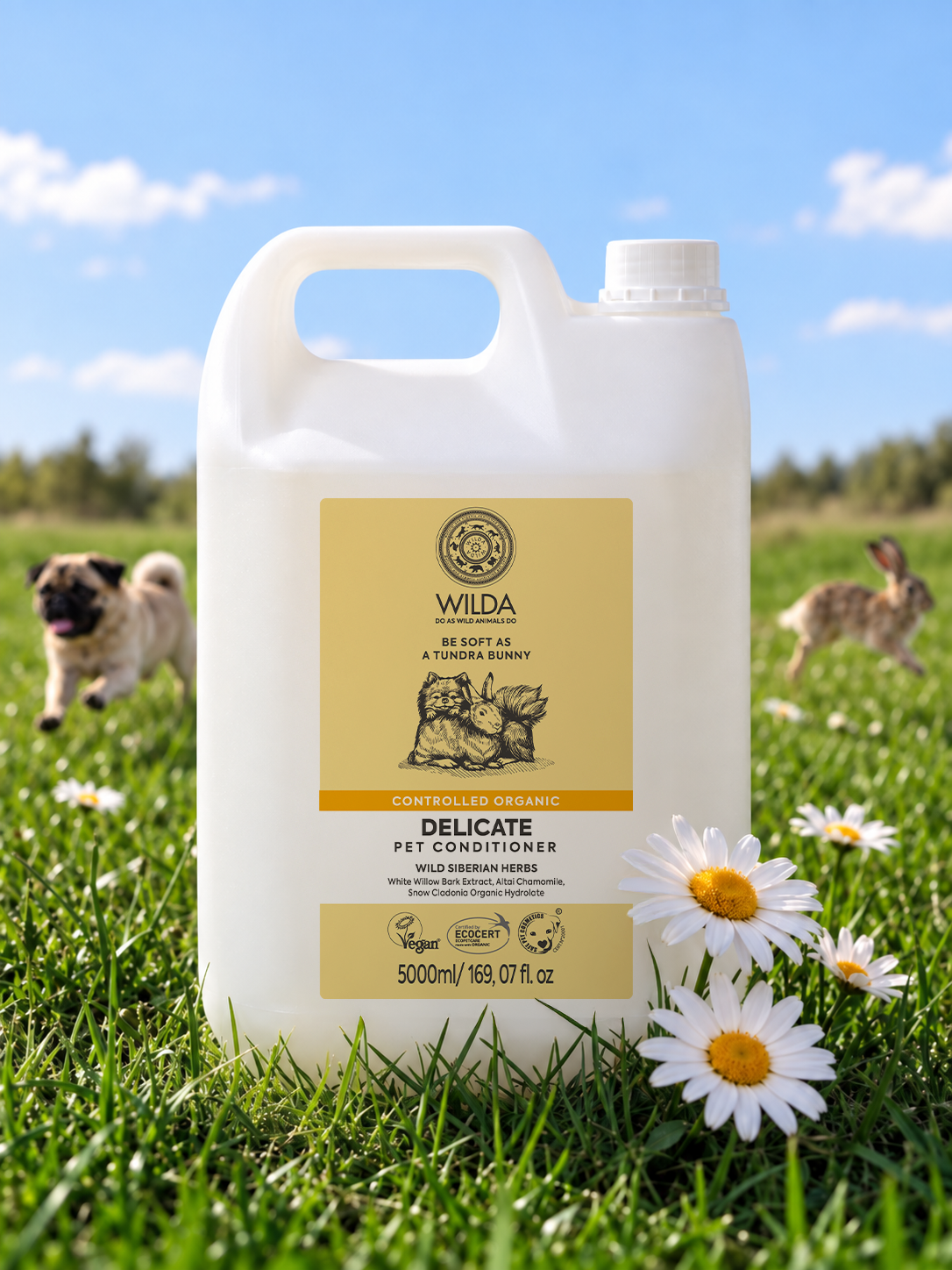 DELICATE Pet Conditioner For Gentle Skin & Puppies 5 l