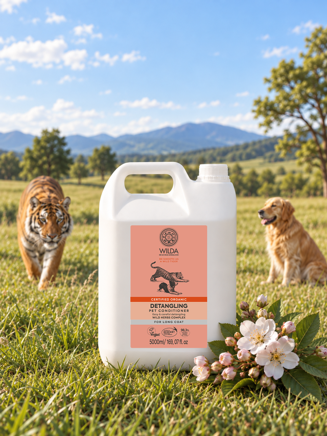 DETANGLING Pet Conditioner For Long and Medium Coat 5 l