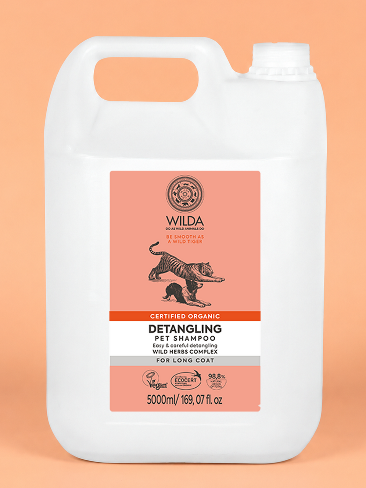 DETANGLING Pet Shampoo For Long and Medium Coat 5 l