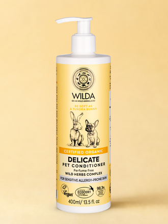DELICATE Pet Conditioner For Gentle Skin & Puppies 400 ml