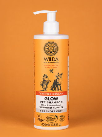 GLOW Pet Shampoo For Short Coat 400 ml